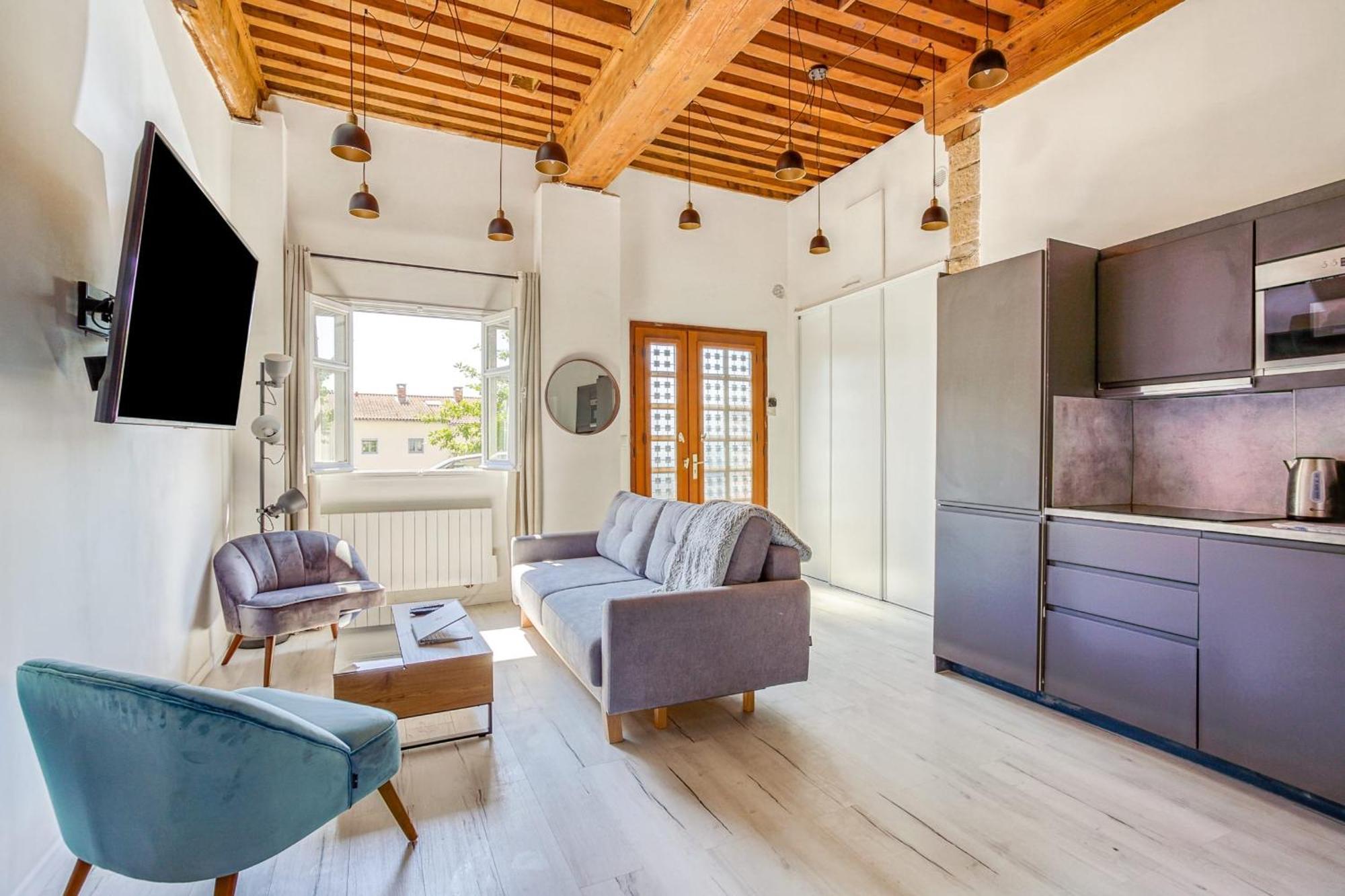 Charming 6-Person Apartment Terreaux & Croix Rousse Area Λυών Εξωτερικό φωτογραφία